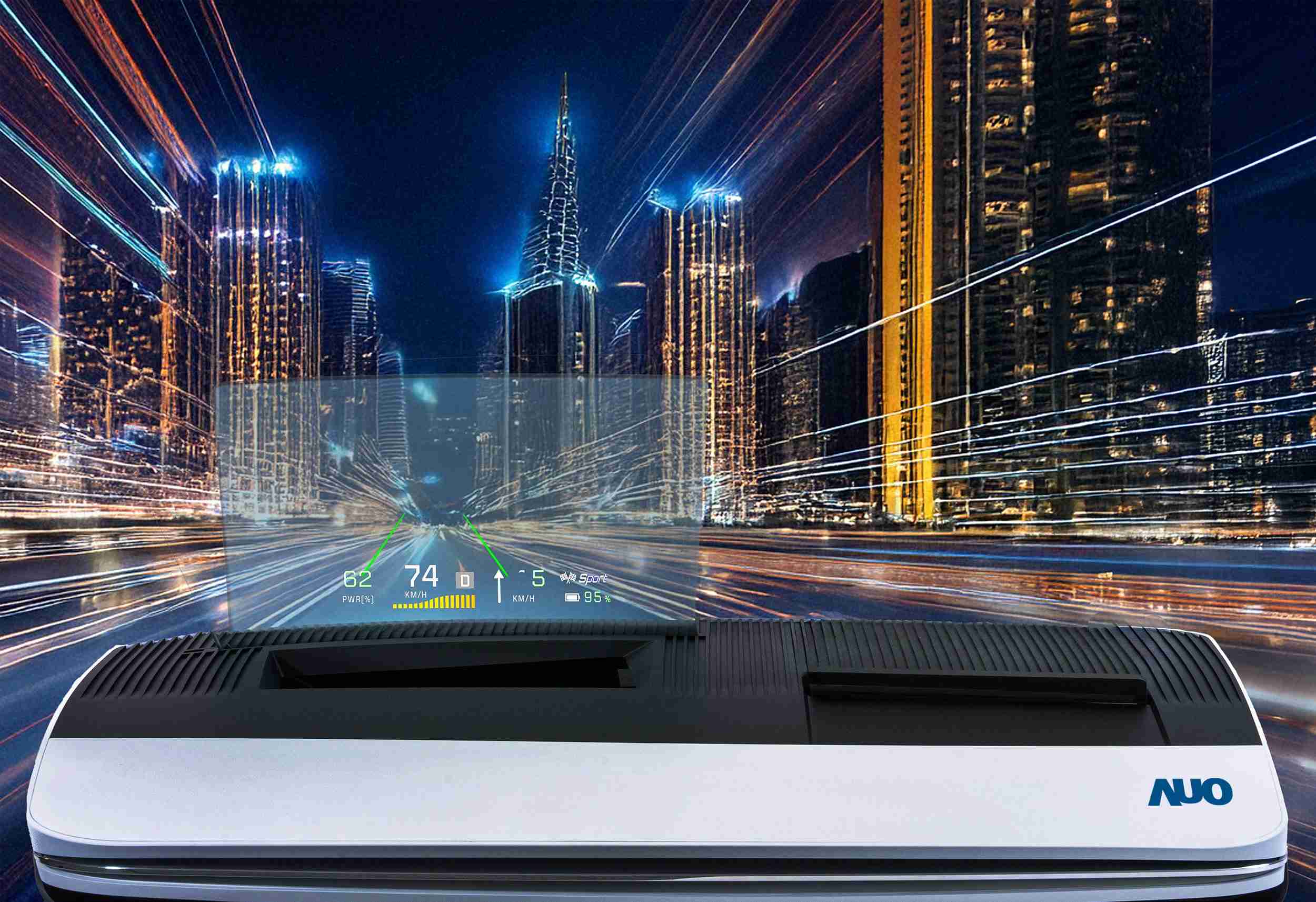 壹号平台推出13吋Micro LED抬头显示器，，，提供高入眼亮度、、、高色彩饱和度的显示质量，，，在阳光下或黑暗中都清晰可见，，，并利用Micro LED模块体积小的优势，，解决车用空间有限的痛点