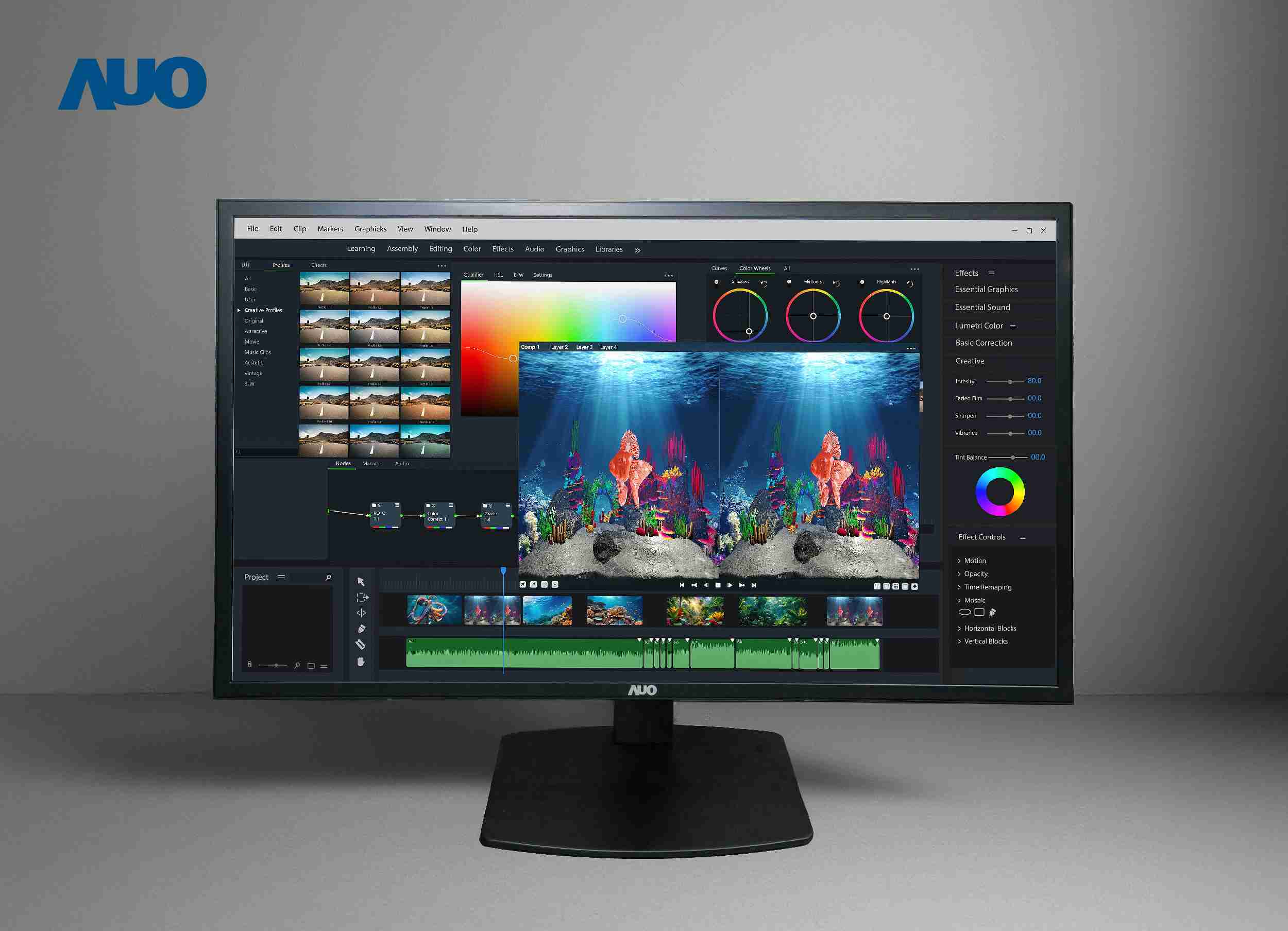 壹号平台开发32吋2D/3D专业桌上型显示器，，，，拥有8K4K超高分辨率，，并以低串扰算法优化3D显示效果，，搭载自动眼球追踪功能，，能实时调整3D图像，，，，进行实时2D与3D无缝共存窗口，，，提供图像设计工作者突破二维接口的崭新工作氛围与效率